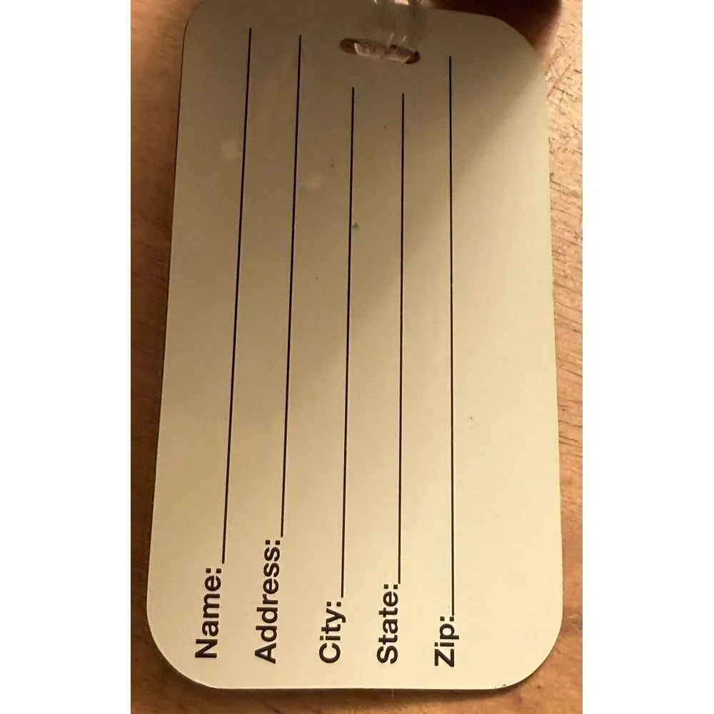 NFL Baltimore Ravens Luggage ID Tag NEW Travel Bag Duffel‎ Plane RICO Industries